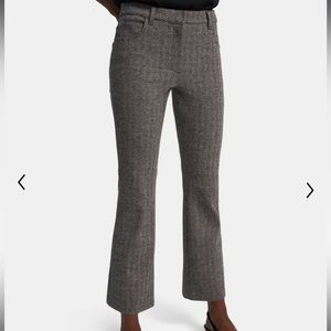 Theory Abbot Herringbone Flare Pants